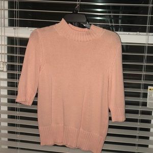 Pink cotton sweater